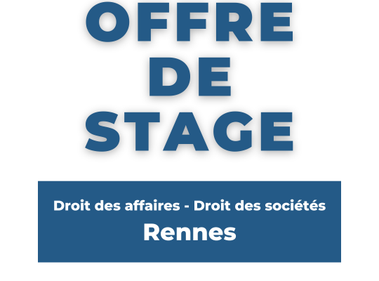 Image de Le Cabinet LEXCAP propose un stage  à Rennes !